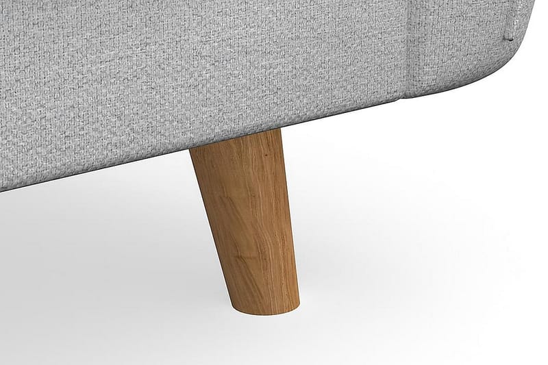 Trend Lyx 3-sits Högervänd L-formad Divansoffa i Tyg - Ljusgrå - Möbler - Vardagsrum - Soffor - Divansoffa & schäslong
