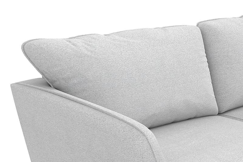 Trend Lyx 3-sits Högervänd L-formad Divansoffa i Tyg - Ljusgrå - Möbler - Vardagsrum - Soffor - Divansoffa & schäslong