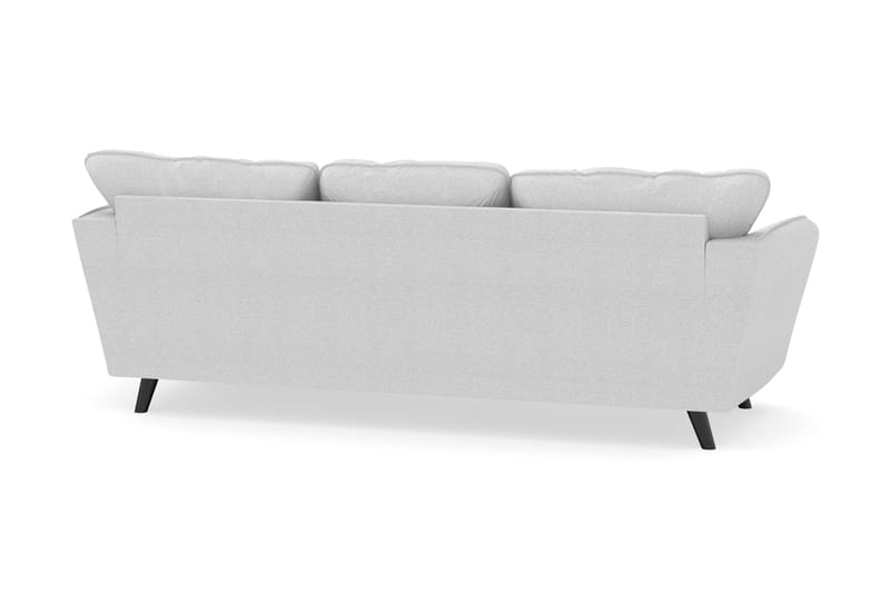 Trend Lyx 3-sits Högervänd L-formad Divansoffa i Tyg - Ljusgrå - Möbler - Vardagsrum - Soffor - Divansoffa & schäslong