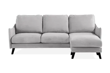 Trend Lyx 3-sits Högervänd L-formad Divansoffa i Tyg