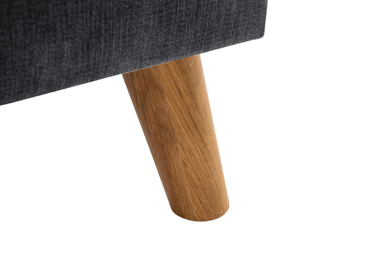 Trend Lyx 3-sits Högervänd L-formad Divansoffa i Tyg - Mörkgrå - Möbler - Vardagsrum - Soffor - Divansoffa & schäslong