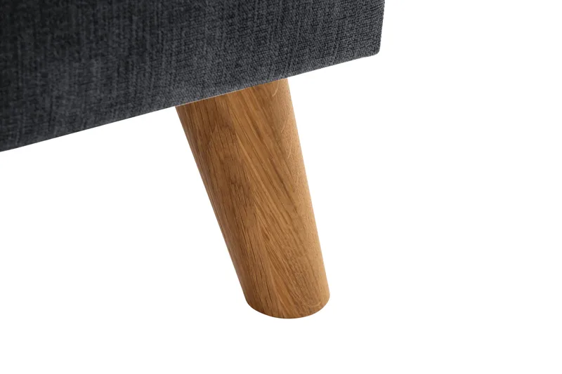 Trend Lyx 3-sits Högervänd L-formad Divansoffa i Tyg - Mörkgrå - Möbler - Vardagsrum - Soffor - Divansoffa & schäslong