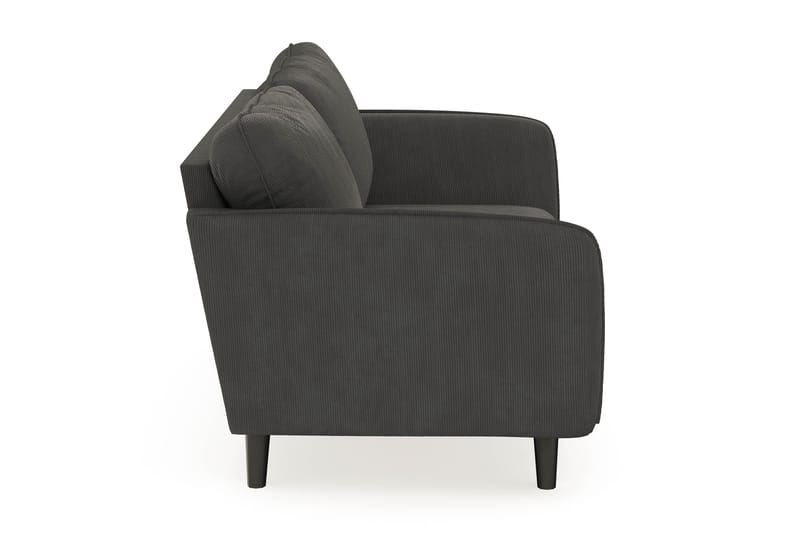 Trend Lyx 3-sits Manchestersoffa - Mörkgrå - Möbler - Vardagsrum - Soffor - 3-sits soffor