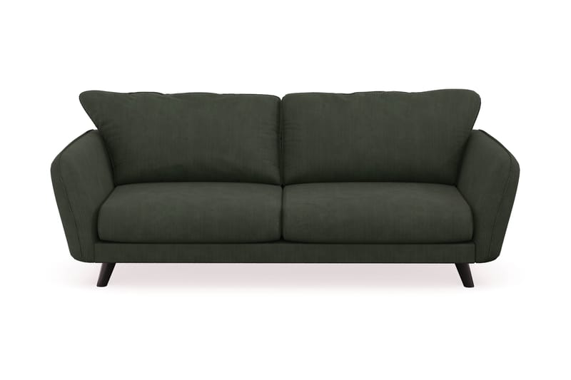 Trend Lyx 3-sits Manchestersoffa - Mörkgrön - Möbler - Vardagsrum - Soffor - Divansoffa & schäslong