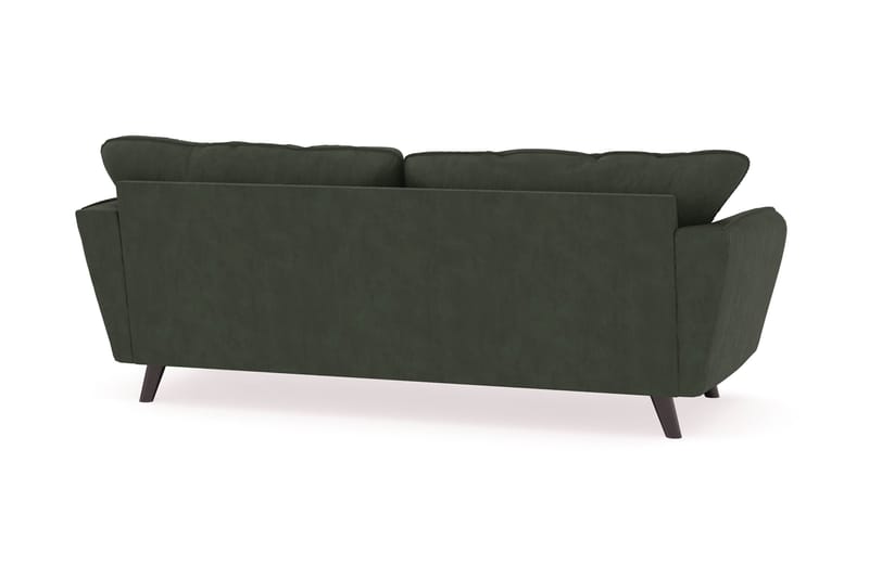Trend Lyx 3-sits Manchestersoffa - Mörkgrön - Möbler - Vardagsrum - Soffor - Divansoffa & schäslong