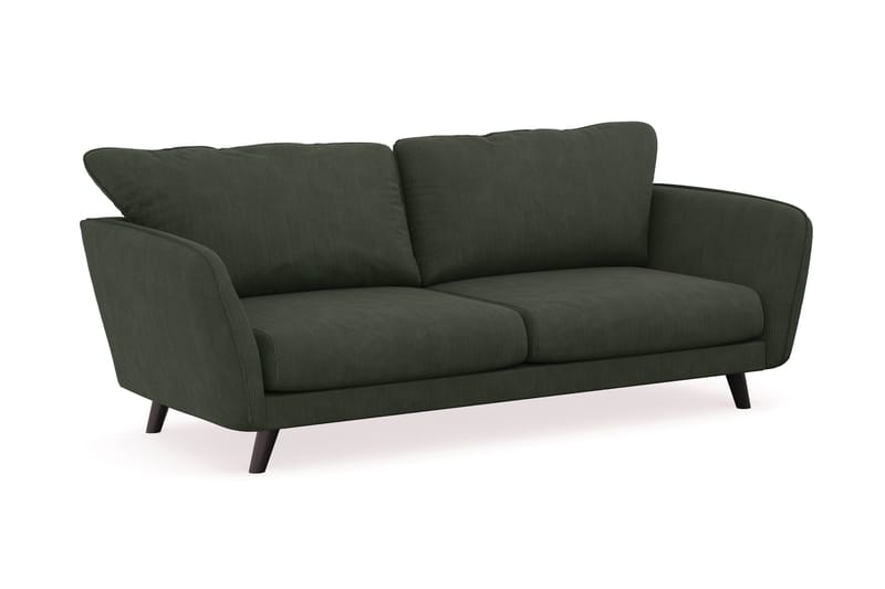 Trend Lyx 3-sits Manchestersoffa - Mörkgrön - Möbler - Vardagsrum - Soffor - 3-sits soffor