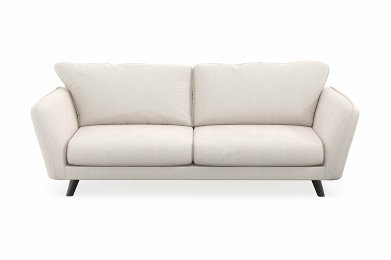 Trend Lyx 3-sits Sammetssoffa - Krämvit - Möbler - Vardagsrum - Soffor - Divansoffa & schäslong