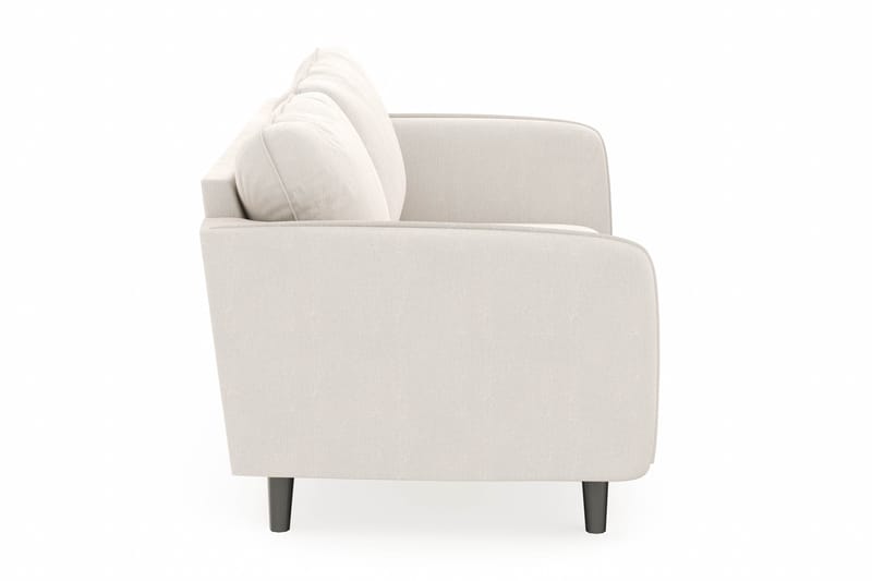 Trend Lyx 3-sits Sammetssoffa - Krämvit - Möbler - Vardagsrum - Soffor - Divansoffa & schäslong