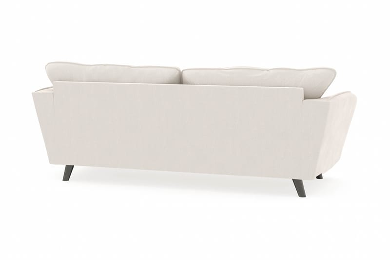 Trend Lyx 3-sits Sammetssoffa - Krämvit - Möbler - Vardagsrum - Soffor - Divansoffa & schäslong