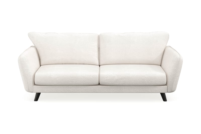 Trend Lyx 3-sits Soffa i Bouclé - Vit - Möbler - Vardagsrum - Soffor - Divansoffa & schäslong