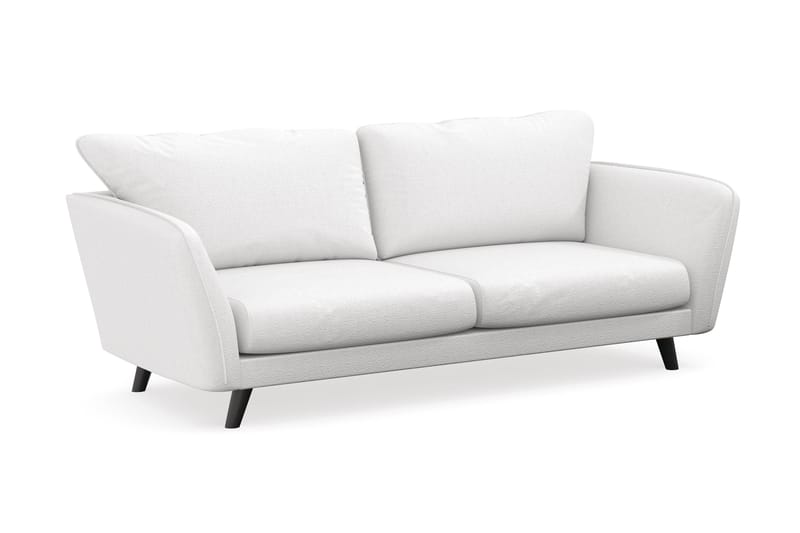 Trend Lyx 3-sits Tygsoffa - Vit - Möbler - Vardagsrum - Soffor - Divansoffa & schäslong