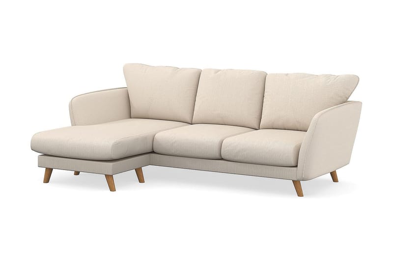 Trend Lyx 3-sits Vänstervänd L-formad Divansoffa i Manchester - Beige - Möbler - Vardagsrum - Soffor - Divansoffa & schäslong
