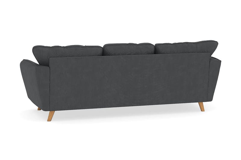 Trend Lyx 3-sits Vänstervänd L-formad Divansoffa i Manchester - Mörkgrå - Möbler - Vardagsrum - Soffor - Divansoffa & schäslong