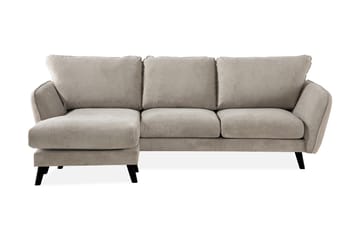 Trend Lyx 3-sits Vänstervänd L-formad Divansoffa i Tyg