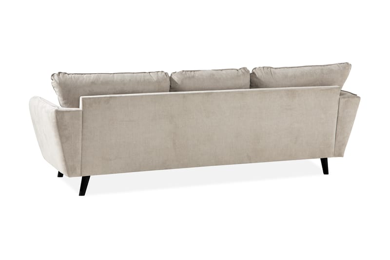 Trend Lyx 3-sits Vänstervänd L-formad Divansoffa i Tyg - Beige - Möbler - Vardagsrum - Soffor - Divansoffa & schäslong