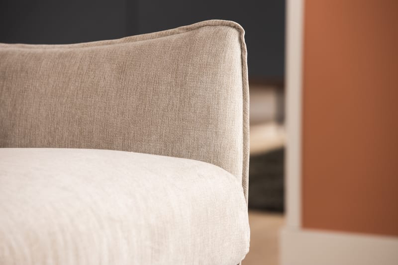 Trend Lyx 3-sits Vänstervänd L-formad Divansoffa i Tyg - Beige - Möbler - Vardagsrum - Soffor - Divansoffa & schäslong