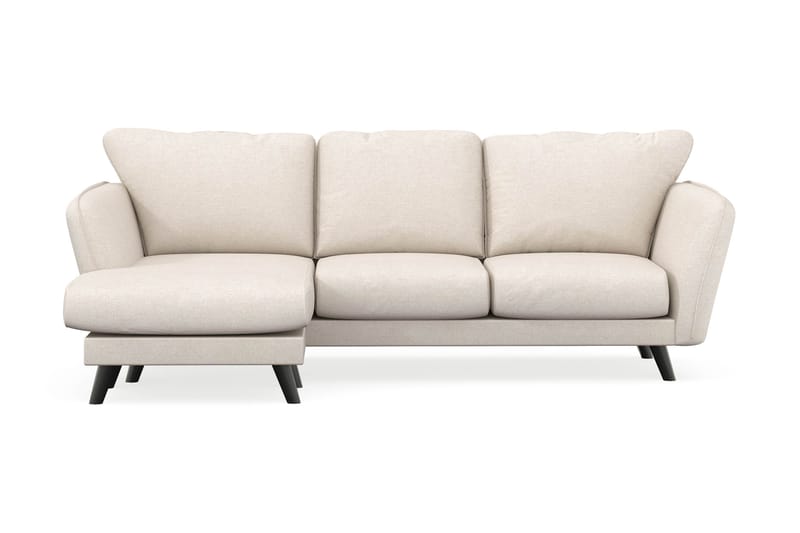 Trend Lyx 3-sits Vänstervänd L-formad Divansoffa i Tyg - Beige - Möbler - Vardagsrum - Soffor - Divansoffa & schäslong