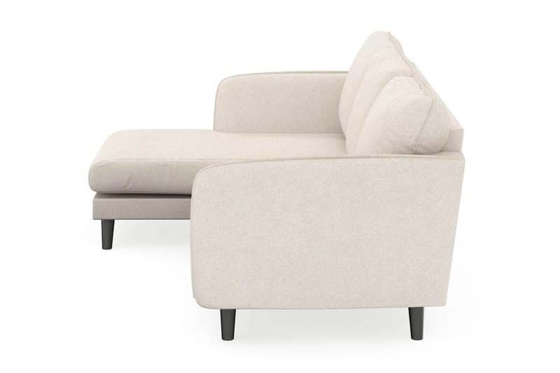 Trend Lyx 3-sits Vänstervänd L-formad Divansoffa i Tyg - Beige - Möbler - Vardagsrum - Soffor - Divansoffa & schäslong