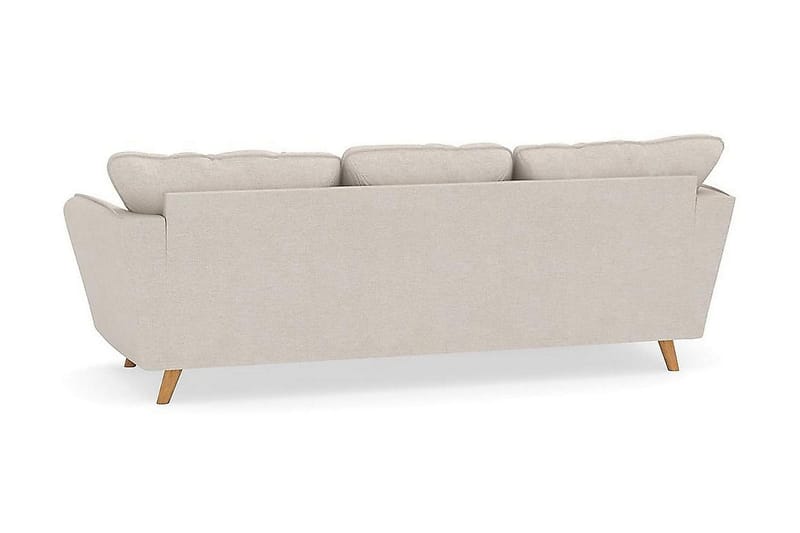 Trend Lyx 3-sits Vänstervänd L-formad Divansoffa i Tyg - Beige - Möbler - Vardagsrum - Soffor - Divansoffa & schäslong