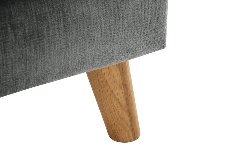 Trend Lyx 3-sits Vänstervänd L-formad Divansoffa i Tyg - Grå - Möbler - Vardagsrum - Soffor - Divansoffa & schäslong