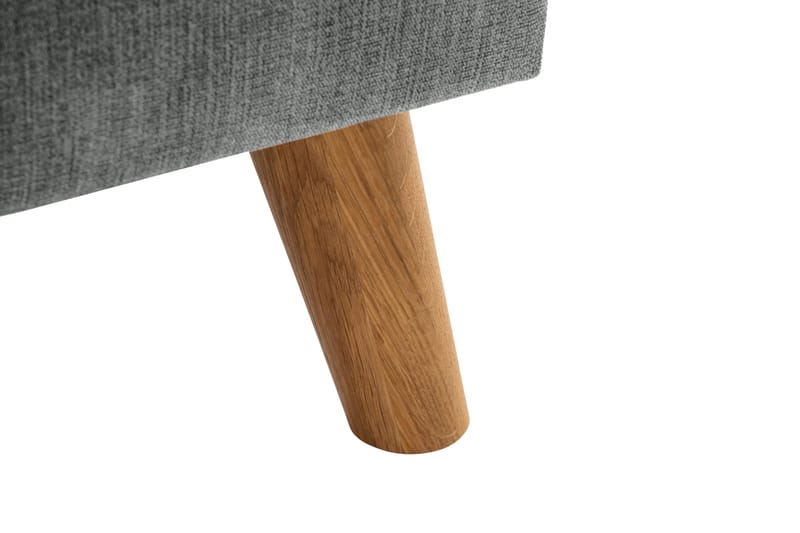 Trend Lyx 3-sits Vänstervänd L-formad Divansoffa i Tyg - Grå - Möbler - Vardagsrum - Soffor - Divansoffa & schäslong