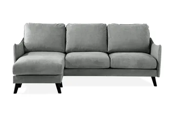 Trend Lyx 3-sits Vänstervänd L-formad Divansoffa i Tyg