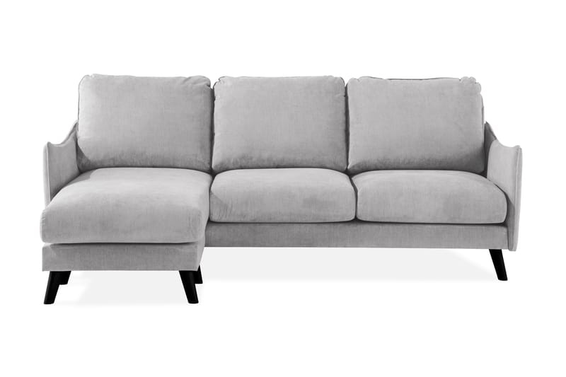 Trend Lyx 3-sits Vänstervänd L-formad Divansoffa i Tyg - Ljusgrå - Möbler - Vardagsrum - Soffor - Divansoffa & schäslong
