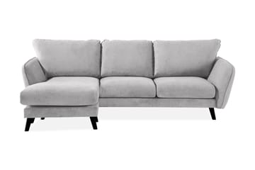 Trend Lyx 3-sits Vänstervänd L-formad Divansoffa i Tyg