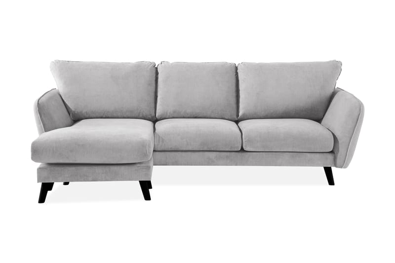 Trend Lyx 3-sits Vänstervänd L-formad Divansoffa i Tyg - Ljusgrå - Möbler - Vardagsrum - Soffor - Divansoffa & schäslong