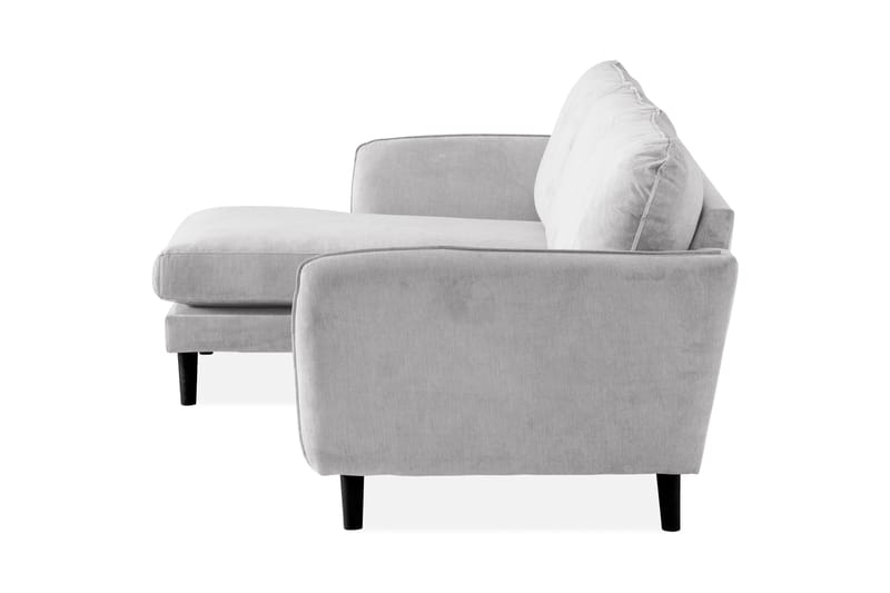 Trend Lyx 3-sits Vänstervänd L-formad Divansoffa i Tyg - Ljusgrå - Möbler - Vardagsrum - Soffor - Divansoffa & schäslong