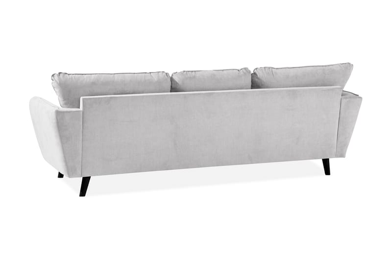 Trend Lyx 3-sits Vänstervänd L-formad Divansoffa i Tyg - Ljusgrå - Möbler - Vardagsrum - Soffor - Divansoffa & schäslong