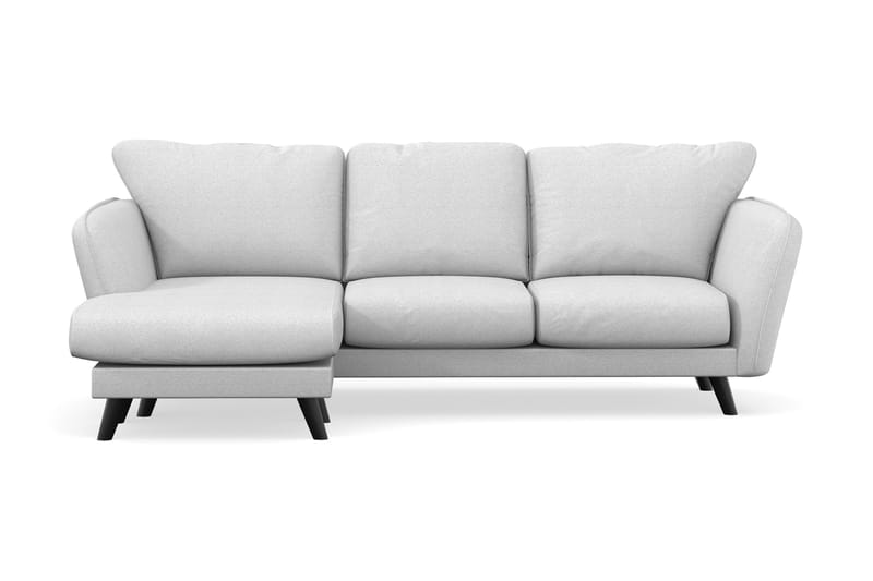 Trend Lyx 3-sits Vänstervänd L-formad Divansoffa i Tyg - Ljusgrå - Möbler - Vardagsrum - Soffor - Divansoffa & schäslong
