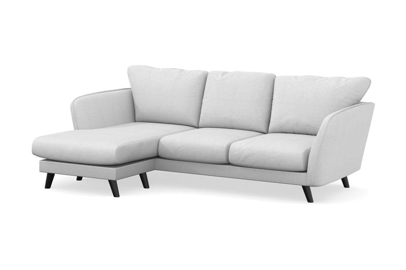 Trend Lyx 3-sits Vänstervänd L-formad Divansoffa i Tyg - Ljusgrå - Möbler - Vardagsrum - Soffor - Divansoffa & schäslong