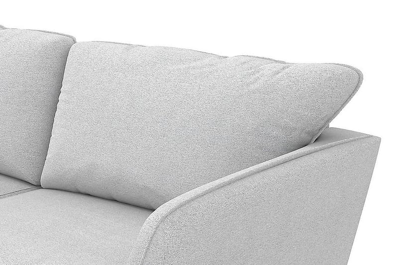 Trend Lyx 3-sits Vänstervänd L-formad Divansoffa i Tyg - Ljusgrå - Möbler - Vardagsrum - Soffor - Divansoffa & schäslong