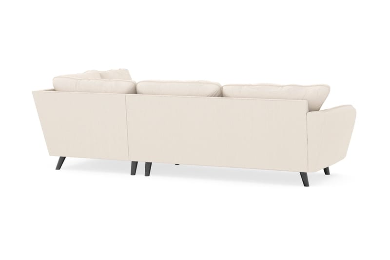 Trend Lyx 4-sits Högervänd L-formad Schäslongsoffa i Manchester - Beige - Möbler - Vardagsrum - Soffor - Divansoffa & schäslong