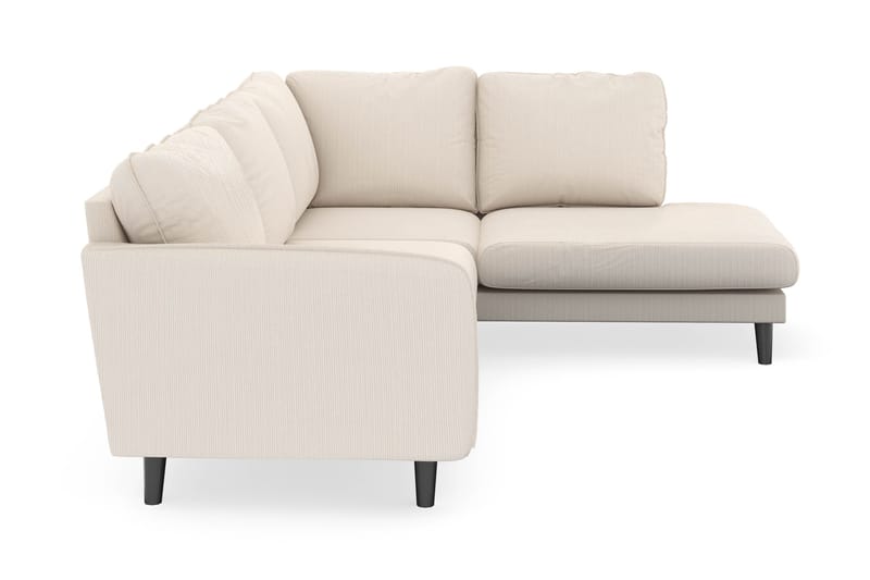 Trend Lyx 4-sits Högervänd L-formad Schäslongsoffa i Manchester - Beige - Möbler - Vardagsrum - Soffor - Divansoffa & schäslong