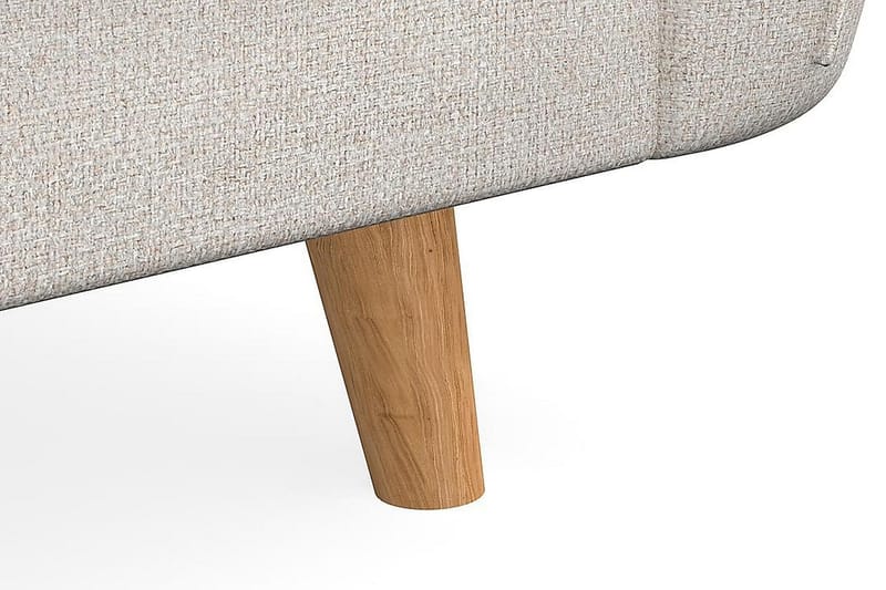 Trend Lyx 4-sits Högervänd L-formad Schäslongsoffa i Tyg - Beige - Möbler - Vardagsrum - Soffor - Divansoffa & schäslong