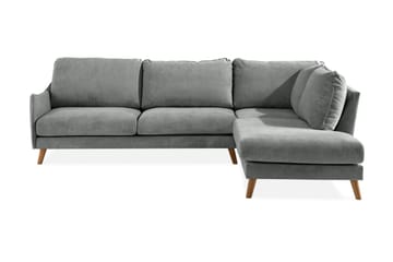 Trend Lyx 4-sits Högervänd L-formad Schäslongsoffa i Tyg