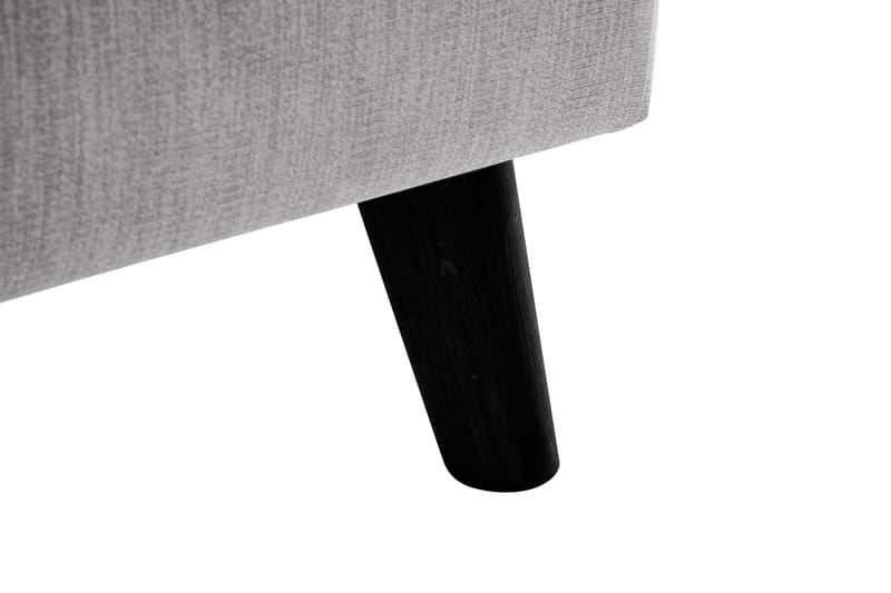 Trend Lyx 4-sits Högervänd L-formad Schäslongsoffa i Tyg - Ljusgrå - Möbler - Vardagsrum - Soffor - Divansoffa & schäslong