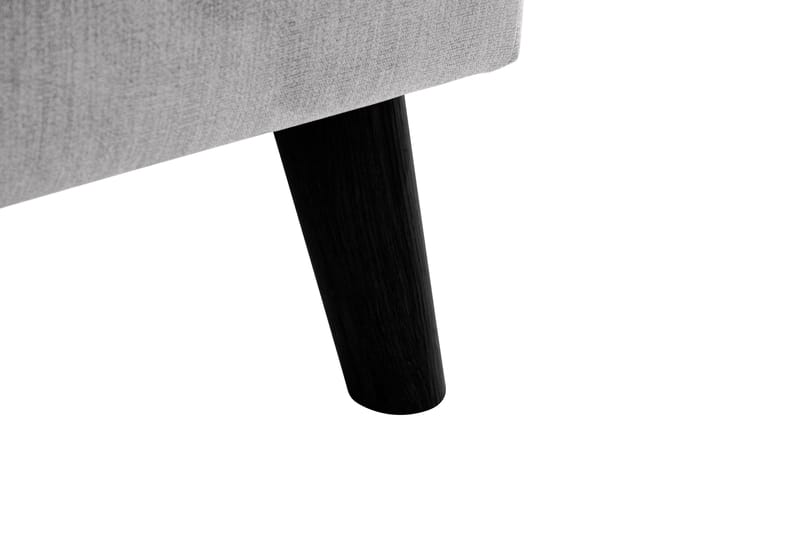 Trend Lyx 4-sits Högervänd L-formad Schäslongsoffa i Tyg - Ljusgrå - Möbler - Vardagsrum - Soffor - Divansoffa & schäslong