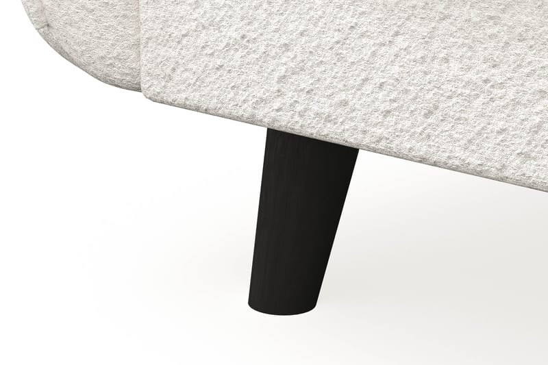 Trend Lyx 4-sits Vänstervänd L-formad Schäslongsoffa i Bouclé - Vit - Möbler - Vardagsrum - Soffor - Divansoffa & schäslong