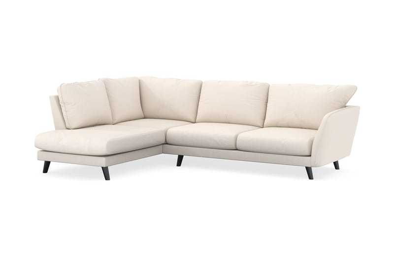 Trend Lyx 4-sits Vänstervänd L-formad Schäslongsoffa i Manchester - Beige - Möbler - Vardagsrum - Soffor - Divansoffa & schäslong