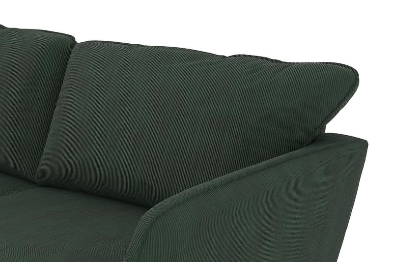 Trend Lyx 4-sits Vänstervänd L-formad Schäslongsoffa i Manchester - Mörkgrön - Möbler - Vardagsrum - Soffor - Divansoffa & schäslong