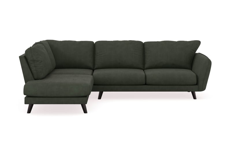 Trend Lyx 4-sits Vänstervänd L-formad Schäslongsoffa i Manchester - Mörkgrön - Möbler - Vardagsrum - Soffor - Divansoffa & schäslong