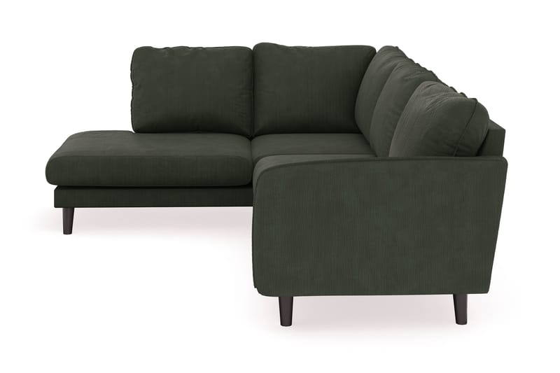 Trend Lyx 4-sits Vänstervänd L-formad Schäslongsoffa i Manchester - Mörkgrön - Möbler - Vardagsrum - Soffor - Divansoffa & schäslong