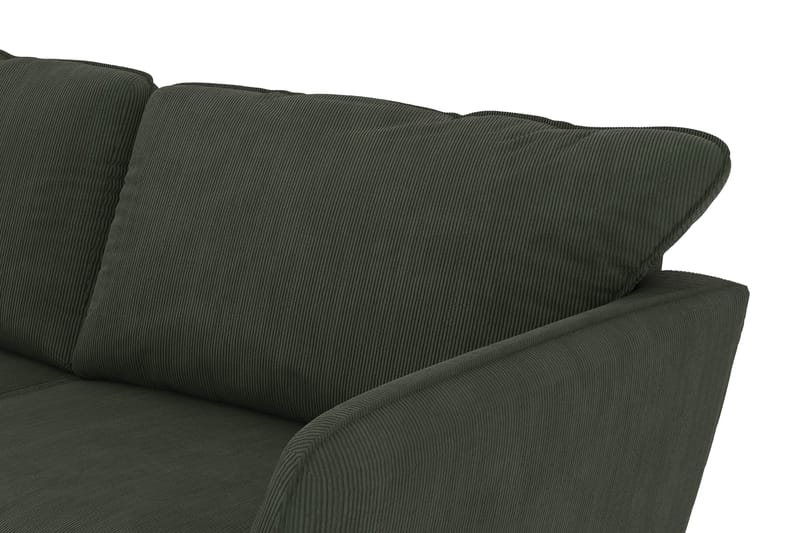 Trend Lyx 4-sits Vänstervänd L-formad Schäslongsoffa i Manchester - Mörkgrön - Möbler - Vardagsrum - Soffor - Divansoffa & schäslong