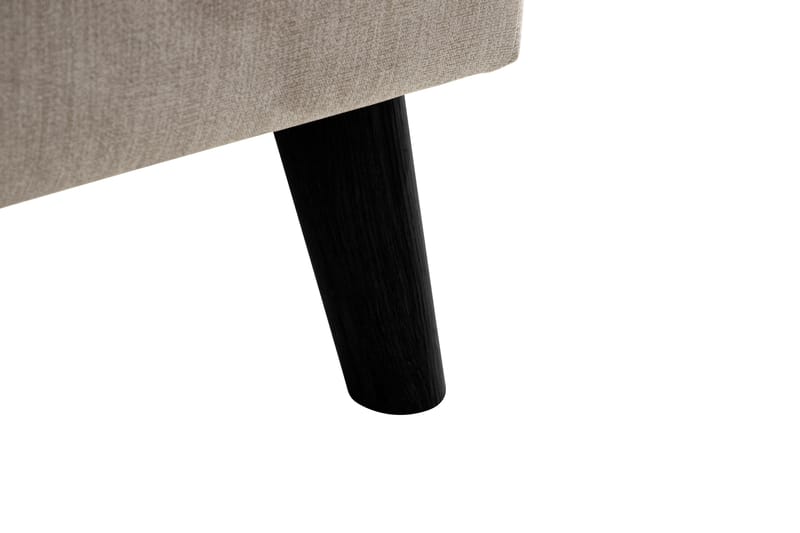Trend Lyx 4-sits Vänstervänd L-formad Schäslongsoffa i Tyg - Beige - Möbler - Vardagsrum - Soffor - Divansoffa & schäslong