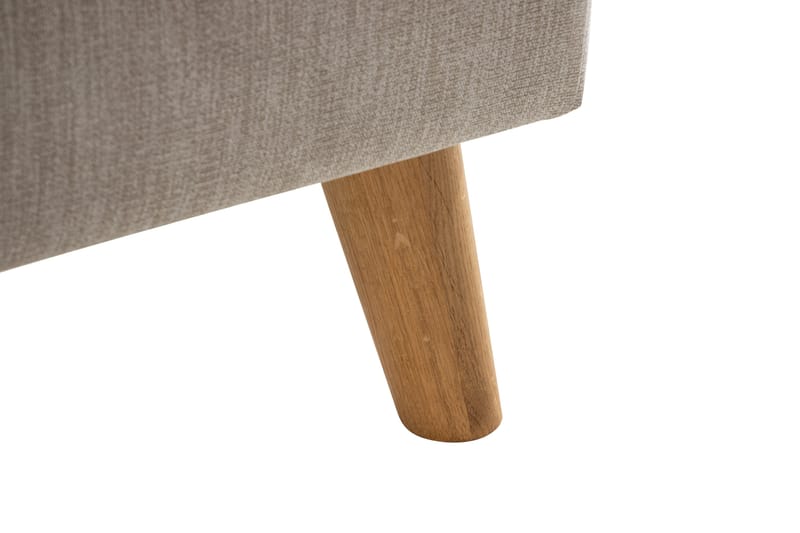 Trend Lyx 4-sits Vänstervänd L-formad Schäslongsoffa i Tyg - Beige - Möbler - Vardagsrum - Soffor - Divansoffa & schäslong