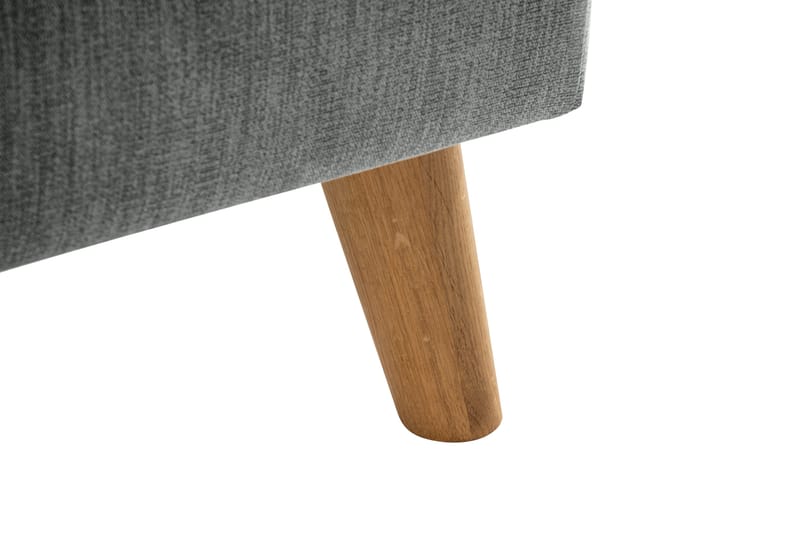 Trend Lyx 4-sits Vänstervänd L-formad Schäslongsoffa i Tyg - Grå - Möbler - Vardagsrum - Soffor - Divansoffa & schäslong