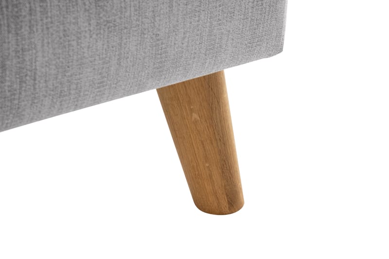 Trend Lyx 4-sits Vänstervänd L-formad Schäslongsoffa i Tyg - Ljusgrå - Möbler - Vardagsrum - Soffor - Divansoffa & schäslong